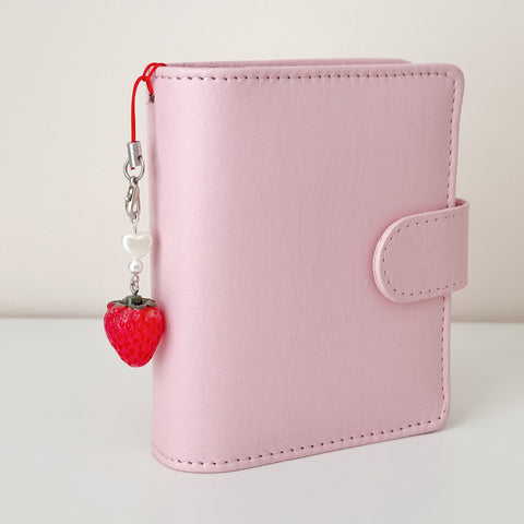 Strawberry Pearl Phone Charm