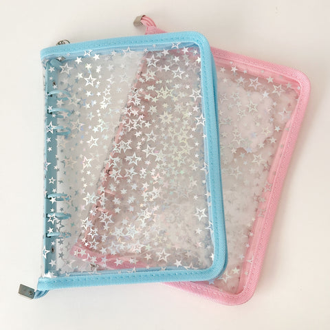 Star Zip File Folder With Rings