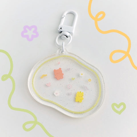 Floaty Bears Doodle Keychain