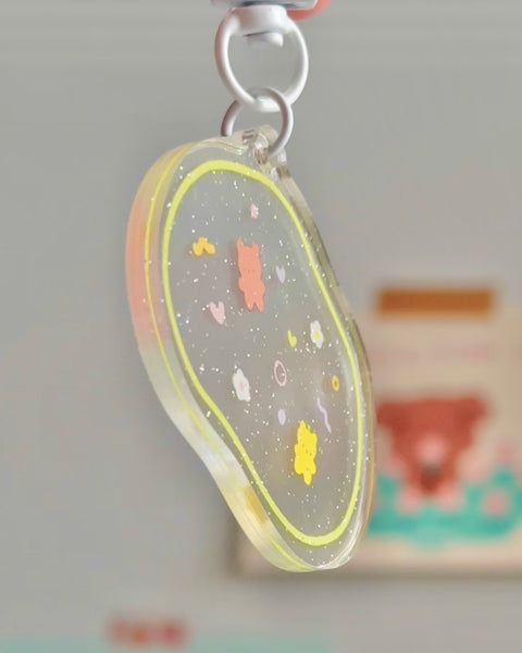 Floaty Bears Doodle Keychain