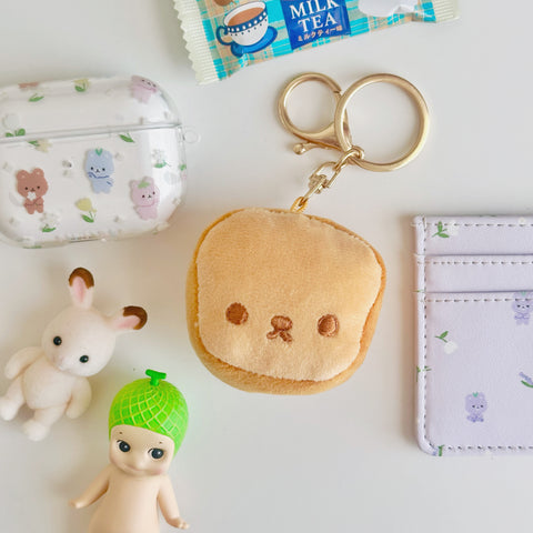 Toast Plush Keychain