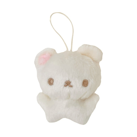 Vanilla Mochi Bear Plush Keychain