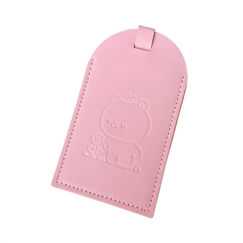 Strawberry Pink Barb Luggage Tag