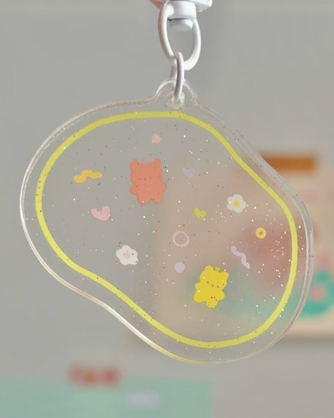 Floaty Bears Doodle Keychain