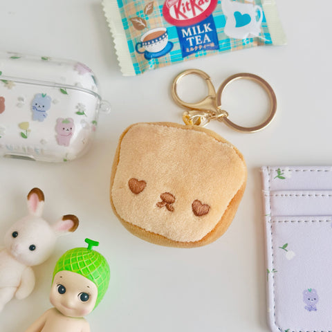 Toast Plush Keychain