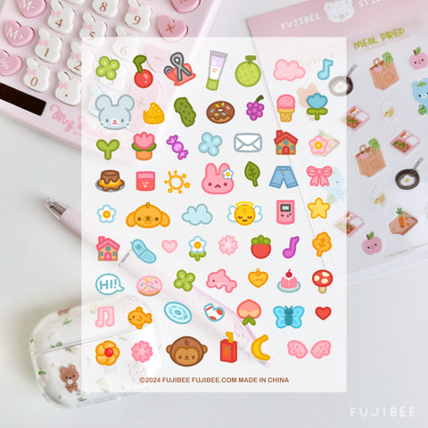 Trinkets Clear Sticker Sheet