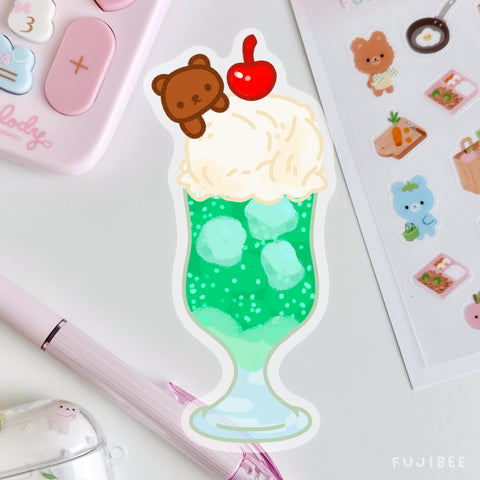 Ice Cream Soda Vinyl Sticker