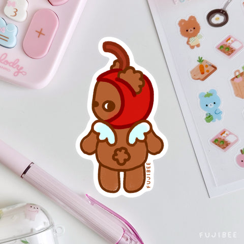 Teddy Angel Vinyl Sticker