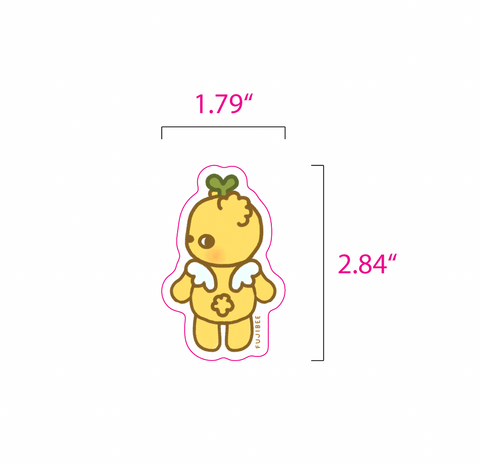 Lemon Angel Vinyl Sticker
