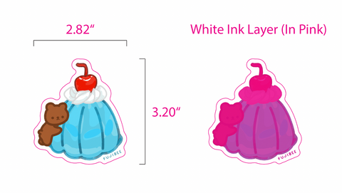 Jelly Dessert Vinyl Sticker