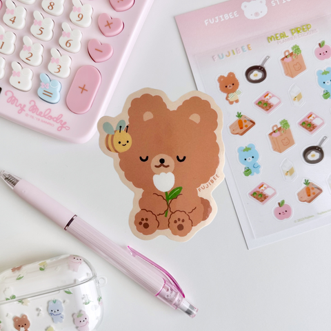 Teddy Vinyl Sticker