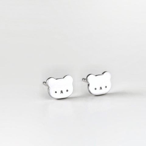 Teddy Bear Stud Earrings