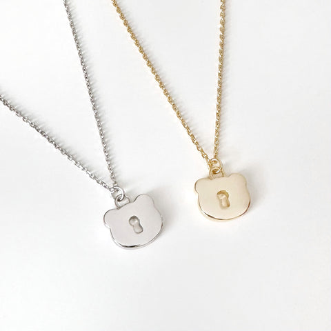 Bear Lock Necklace