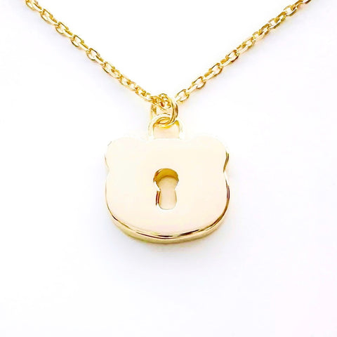 Bear Lock Necklace