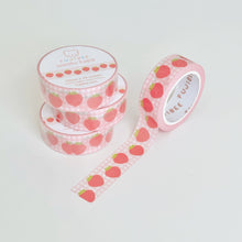 Load image into Gallery viewer, Strawberry Gingham Washi Tape
