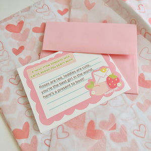 Gift Wrapping and Note Card