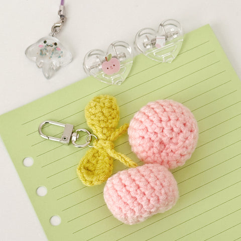 Clear Heart Stationery Clips