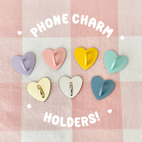 Heart Phone Charm Hangers