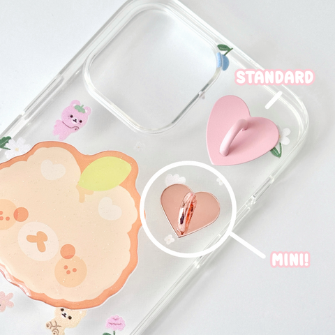 Mini Heart Phone Charm Hangers