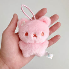 Load image into Gallery viewer, Strawberry Mochi Bear Plush Keychains
