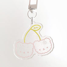 Load image into Gallery viewer, Cherry Bears Doodle Keychain
