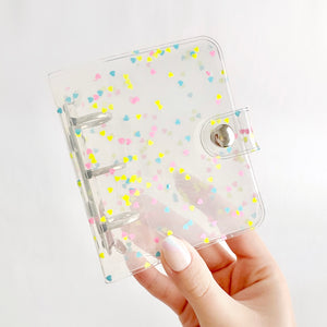 Mini Hearts Binder Cover