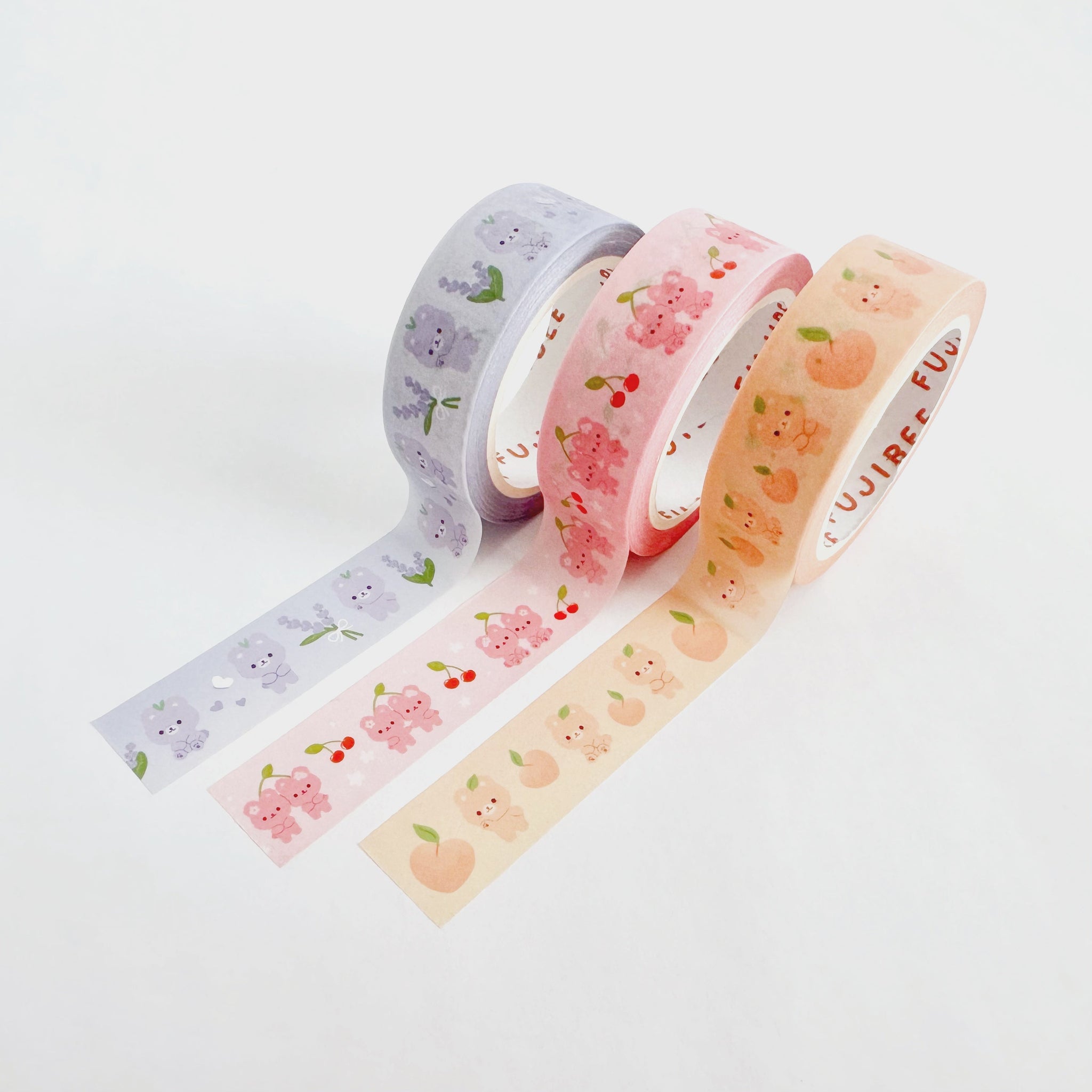  Kawaii Washi Tape Set, 8 Rolls Wide Cute Washi Tape