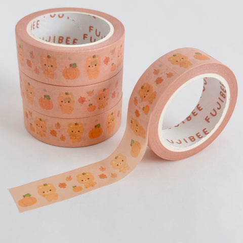 Pumpkin Bear Washi Tape