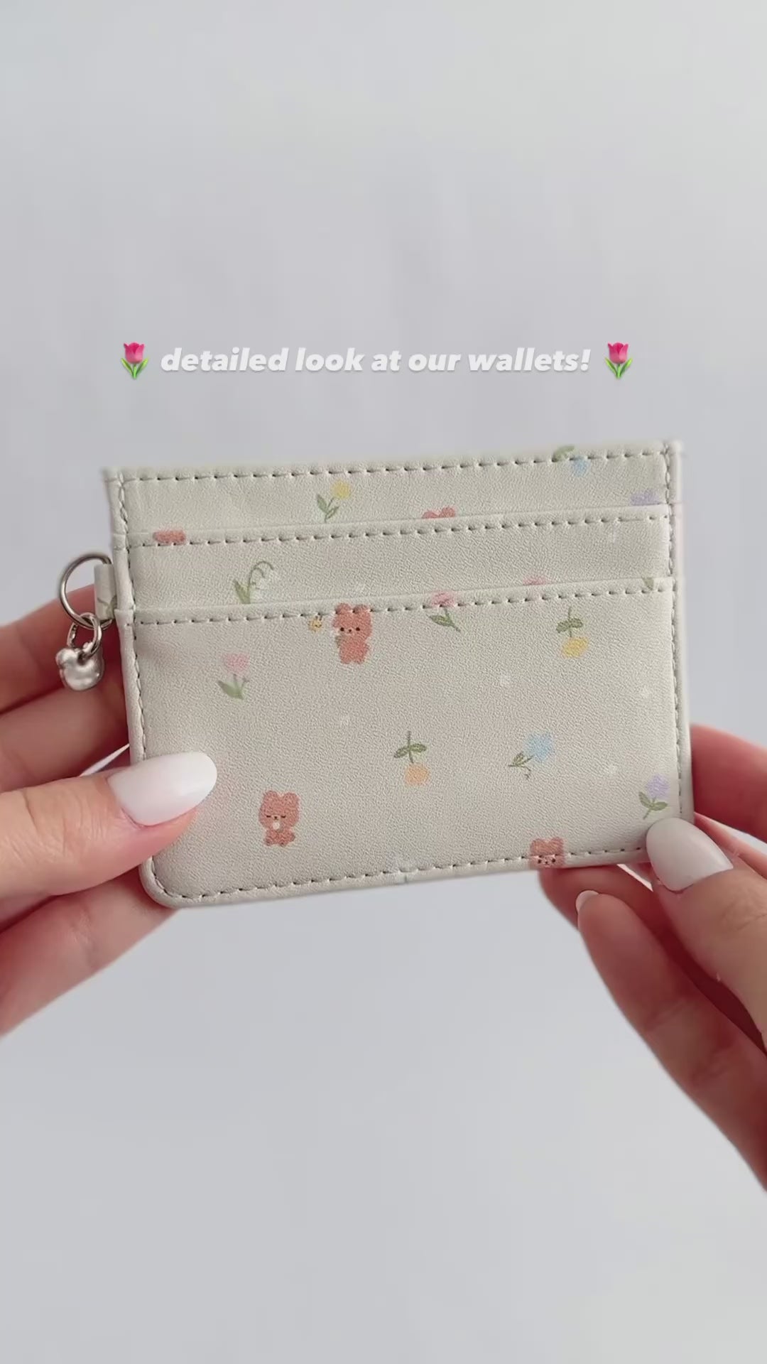 Lavender Bear Slim Card Wallet – Fujibee