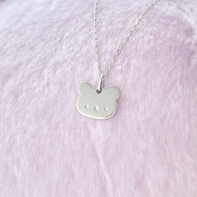 Load image into Gallery viewer, Sterling Silver Teddy Necklace

