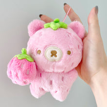 Load image into Gallery viewer, Baby Barb Strawberry Bear Plushy
