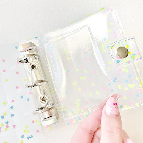 Mini Binder Clear Sleeves Fujibee Mini Binder Clear Sleeves Fujibee